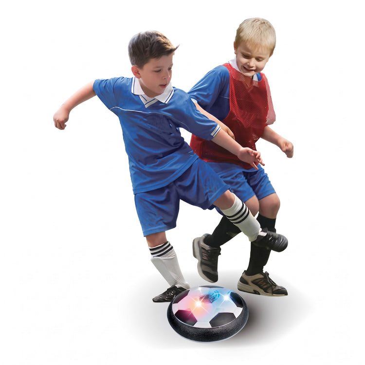 Hovering Soccer Ball Set - Indoor Air Soccer Action