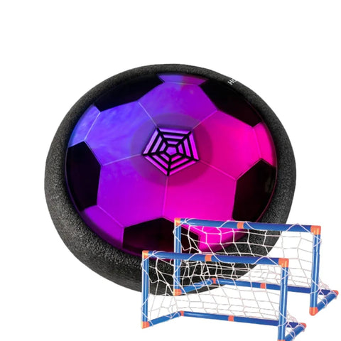 Hovering Soccer Ball Set - Indoor Air Soccer Action
