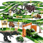 iHaHa Construction Race Track Set with Cars & Trucks