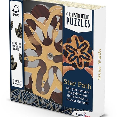 Constantin Star Path - A Triple Layered Maze Puzzle Brainteaser
