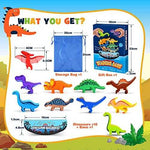 IPOURUP Wooden Dinosaur Stacking Balance Game