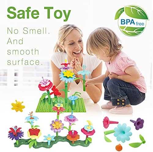 IQKidz Flower Garden STEM Building Set (153 pcs)