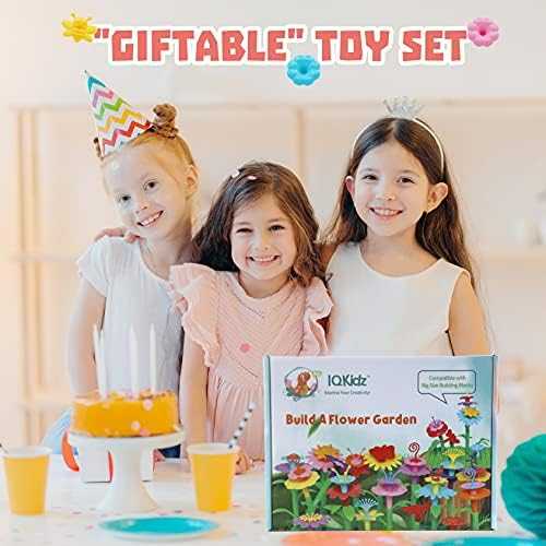 IQKidz Flower Garden STEM Building Set (153 pcs)