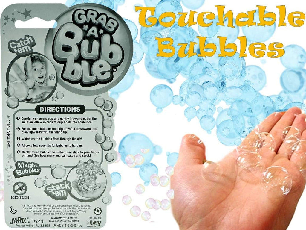 JA-RU Grab a Bubble-Touchable Mini Bubbles Wand Toy
