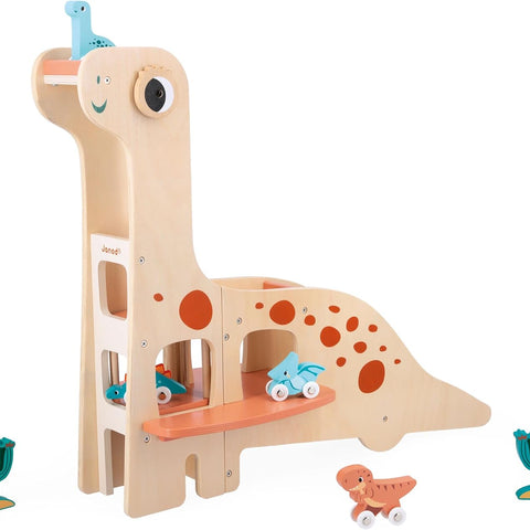 Janod - Dino Wooden Dinosaur Garage