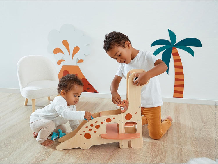 Janod - Dino Wooden Dinosaur Garage