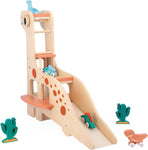 Janod - Dino Wooden Dinosaur Garage