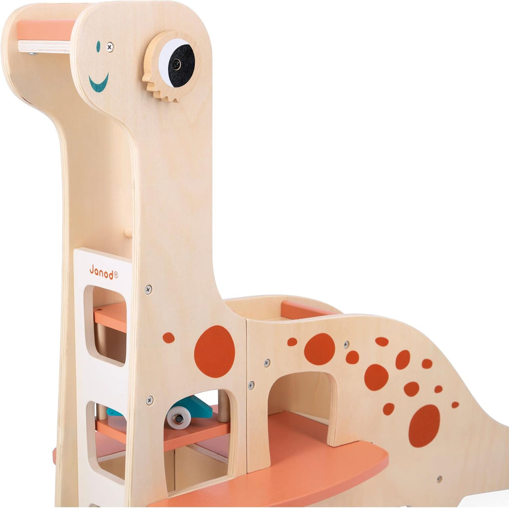 Janod - Dino Wooden Dinosaur Garage