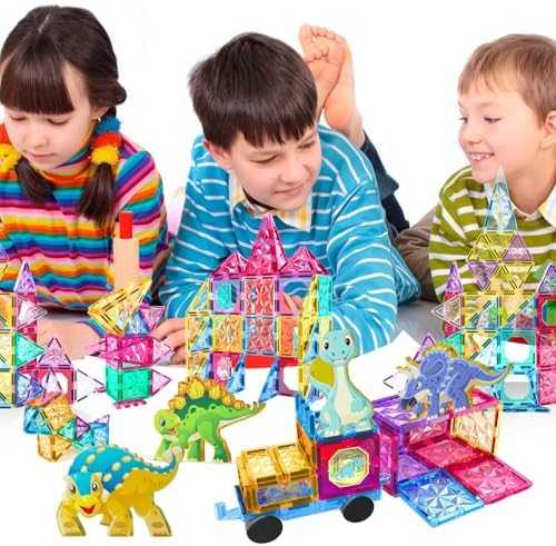 Jasonwell Magnetic Tiles Building Set (110 pcs)
