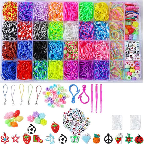 JIYAKO 2500+ Rubber Band Bracelet Kit