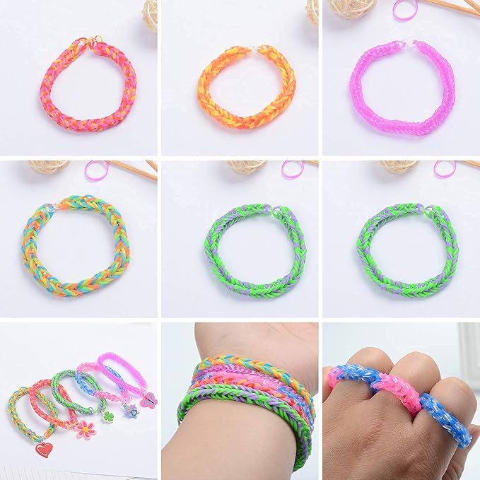 JIYAKO 2500+ Rubber Band Bracelet Kit