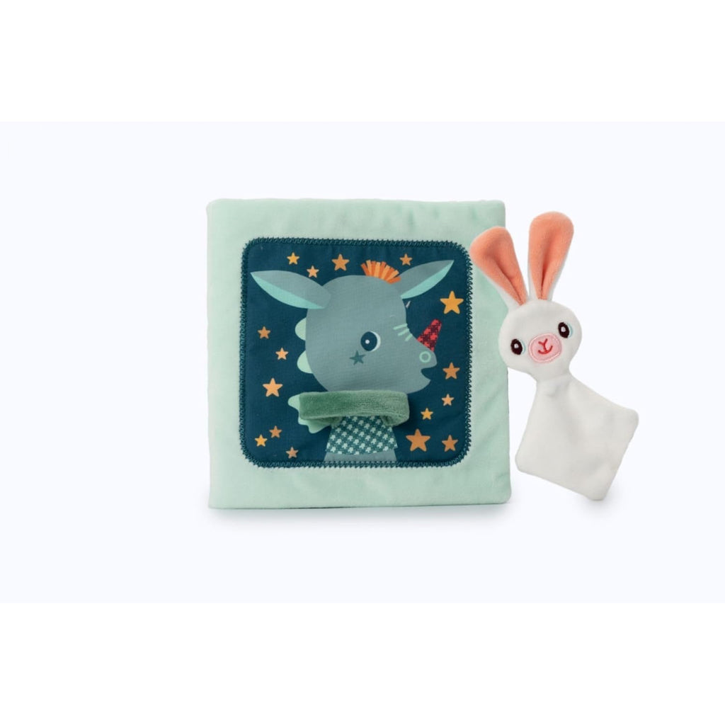 LILLIPUTIENS Joe and His Cuddle Book - Bunny Plush Play