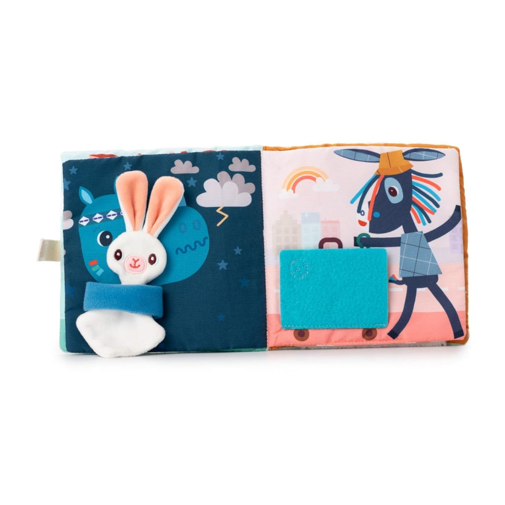 LILLIPUTIENS Joe and His Cuddle Book - Bunny Plush Play