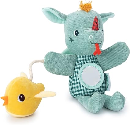 LILLIPUTIENS Joe Hand Puppet - Dragon with Mirror Sensory Play