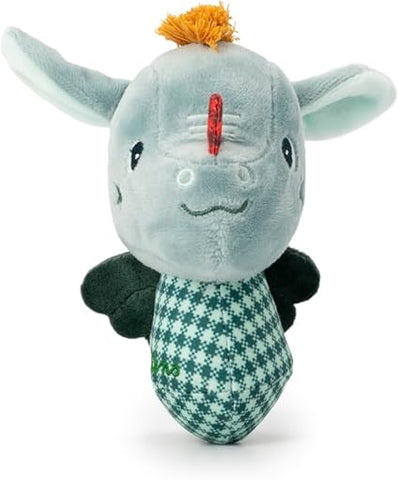 LILLIPUTIENS Joe Mini Plush Rattle - Sensory Dragon Toy