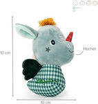 LILLIPUTIENS Joe Mini Plush Rattle - Sensory Dragon Toy