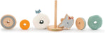LILLIPUTIENS Joe Stacking Pyramid - Colorful Sensory Motor Toy