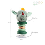 LILLIPUTIENS Joe Swinging Rattle - Suction Cup Dragon Toy