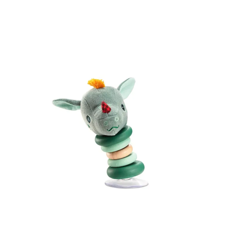 LILLIPUTIENS Joe Swinging Rattle - Suction Cup Dragon Toy