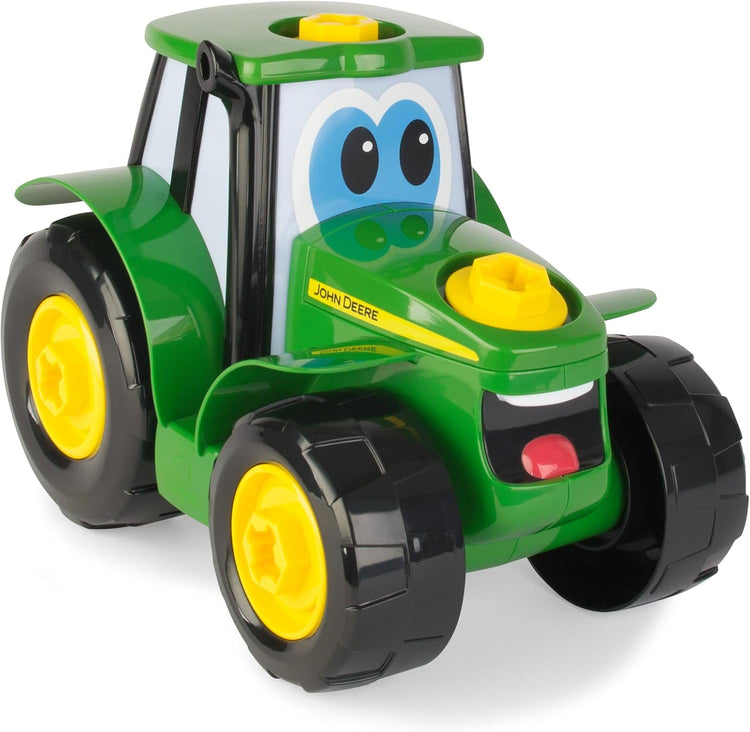 John Deere Tractor Toy and Toy Drill