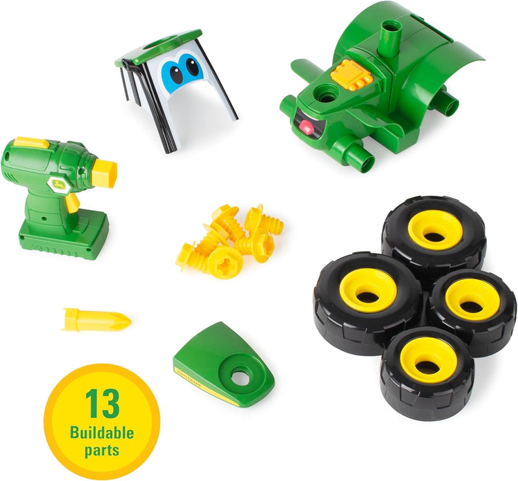 John Deere Tractor Toy and Toy Drill
