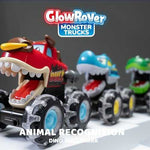 JOYIN Light-Up Monster Truck Press-and-Go Cars (3-Pack)