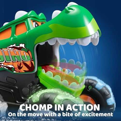 JOYIN Light-Up Monster Truck Press-and-Go Cars (3-Pack)