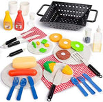 JOYIN Kids BBQ Grill Playset with Lights & Sounds (34 pcs)