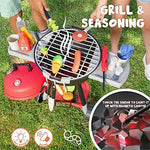 JOYIN Kids BBQ Grill Playset with Lights & Sounds (34 pcs)