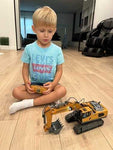 KIDMARKT 11-Channel RC Excavator with Lights