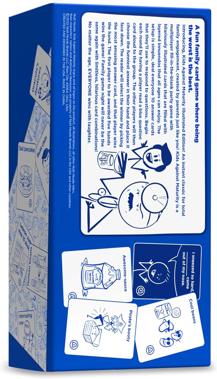 Kids Against Maturity: Funny Family Card Game for Kids & Adults