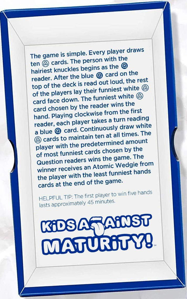 Kids Against Maturity: Funny Family Card Game for Kids & Adults