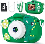 Kids Digital Camera with Dual Lens & 32GB SD Card