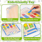 Montessori Magnetic Wooden Puzzle Maze Game