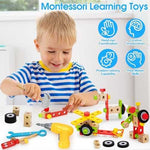 Wooden Tool Set with Electric Drill (46 pcs)