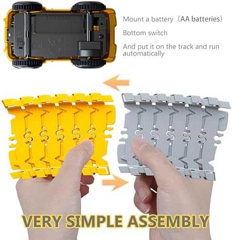 Construction Race Track Play Set with Trucks (253 pcs)