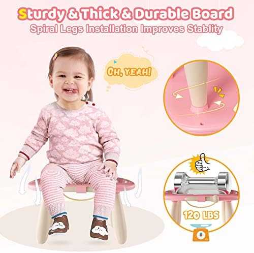 Kikidex Magnetic Drawing Doodle Board (Soft Pink)