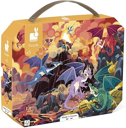 Janod Kingdom of Dragons Puzzle - 54 Pieces Made in France