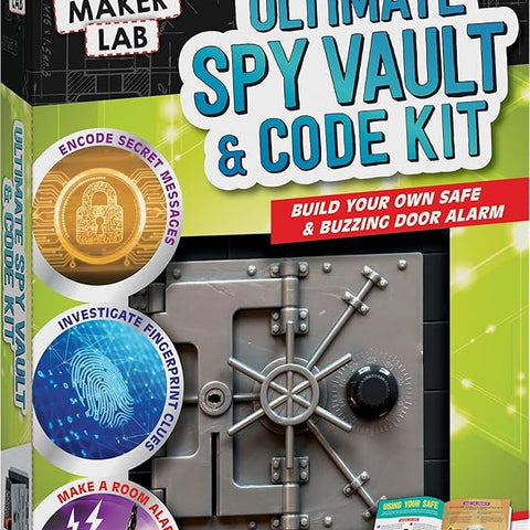Klutz Maker Lab Ultimate Spy Vault & Code Kit
