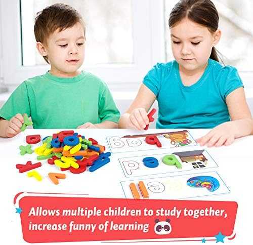 KMUYSL See & Spell CVC Word Builder Game