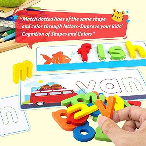 KMUYSL See & Spell CVC Word Builder Game