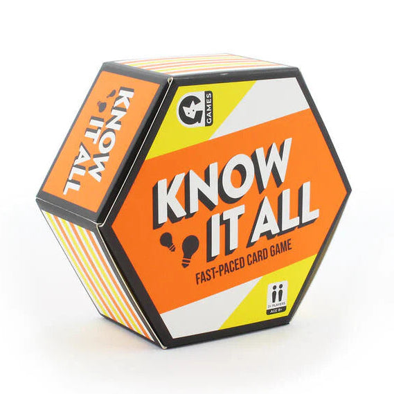 Know It All - Travel-Size Trivia Card Game for Families
