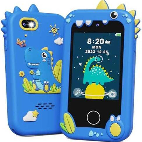 KOKODI Kids Smart Phone Toy with Dual Camera (Blue)