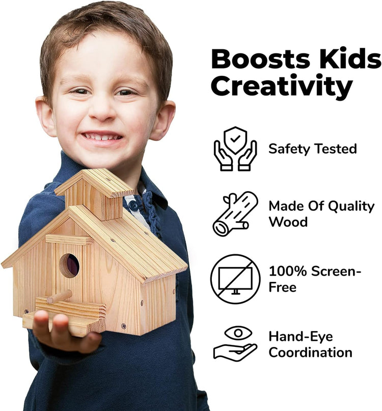 Kraftic Woodworking Building Kit for Kids and Adults