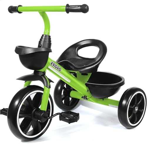KRIDDO Toddler Tricycle (Pink)