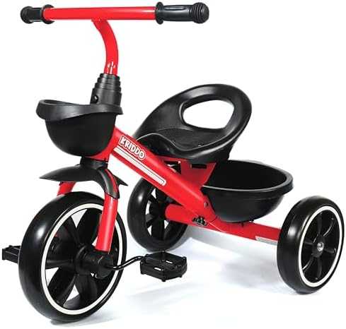 KRIDDO Toddler Tricycle (Pink)