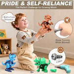 Laradola Take-Apart Dinosaur STEM Toy with Electric Drill