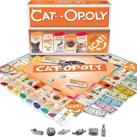 Late for the Sky CAT-opoly Board Game