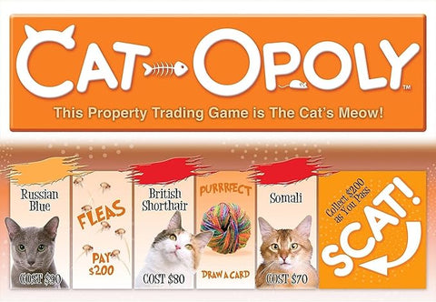 Late for the Sky CAT-opoly Board Game