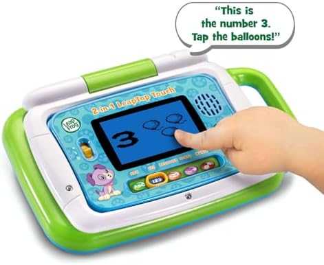 LeapFrog 2-in-1 LeapTop Touch, Green